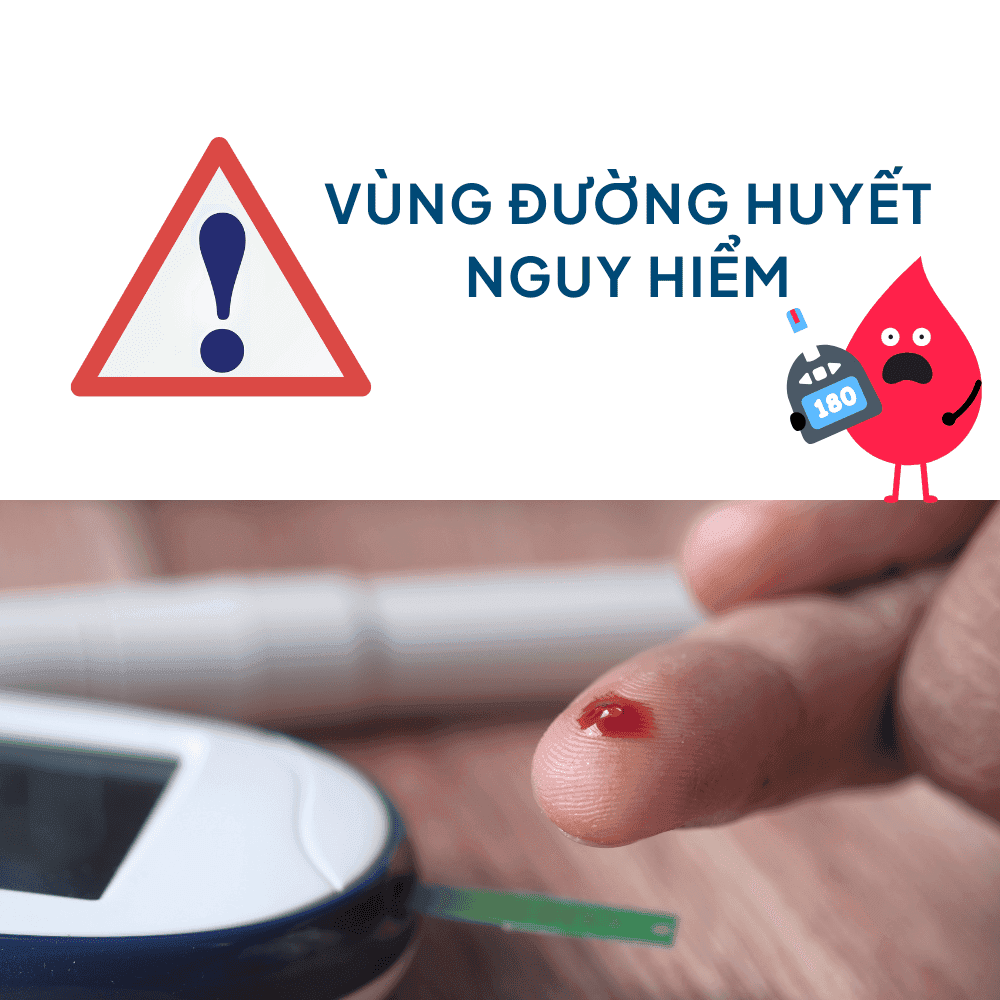 Vùng đường huyết nguy hiểm: tránh biến chứng đái tháo đường