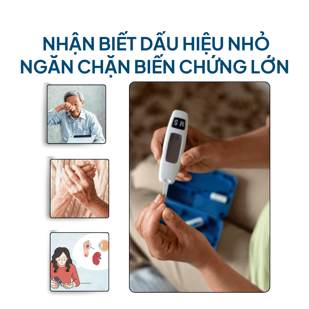 Cảnh báo 7 dấu hiệu mắc đái tháo đường típ 2